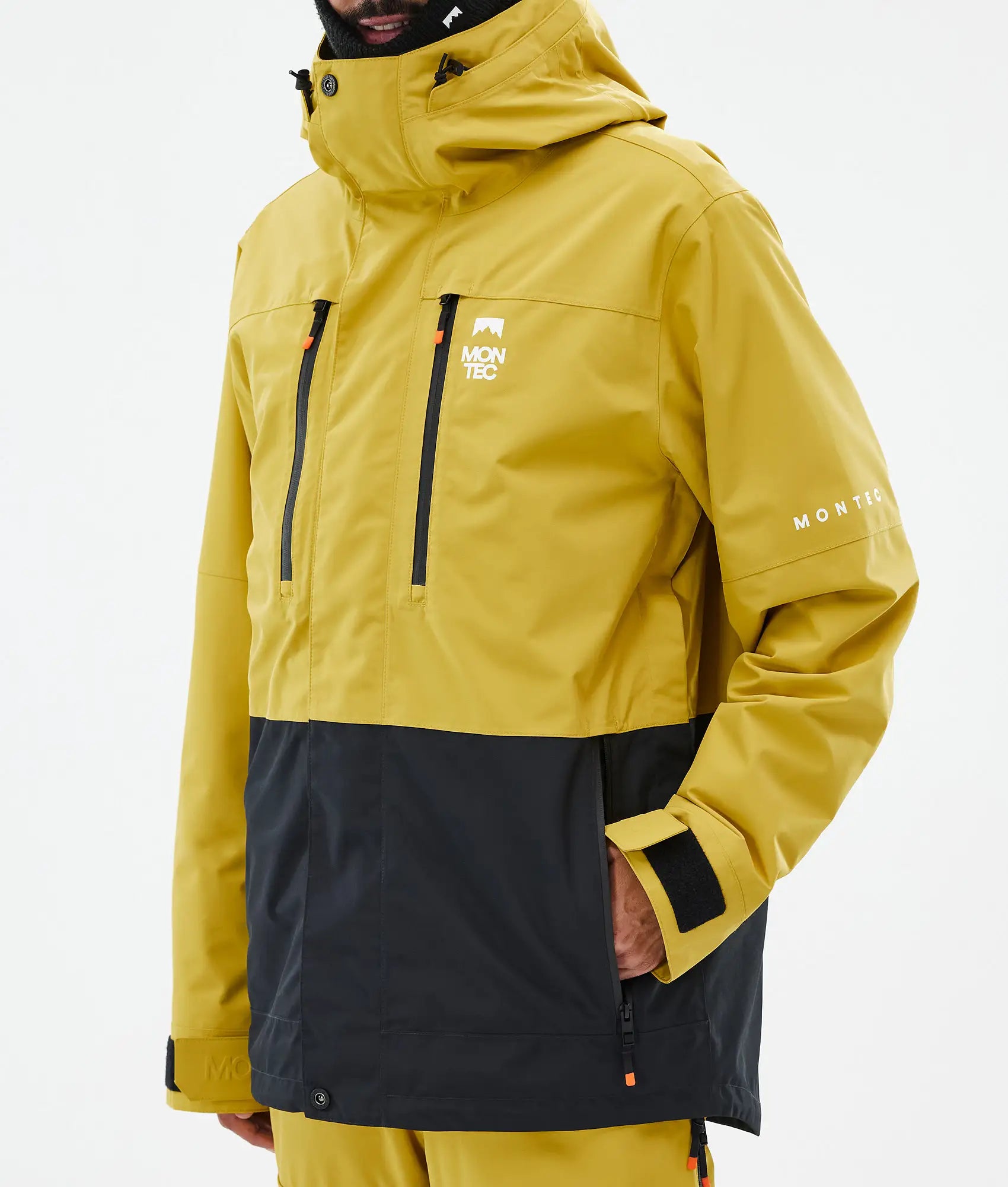 Fawk Ski Jacket Men - Yellow/Black