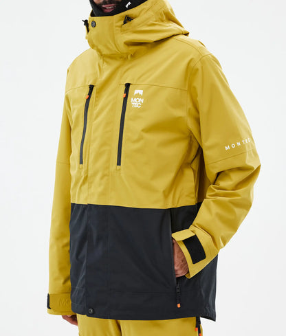 Fawk Ski Jacket Men - Yellow/Black