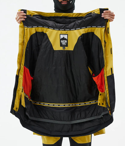 Fawk Ski Jacket Men - Yellow/Black