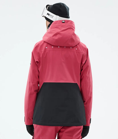Moss W Ski Jacket Women - Light Red/Black
