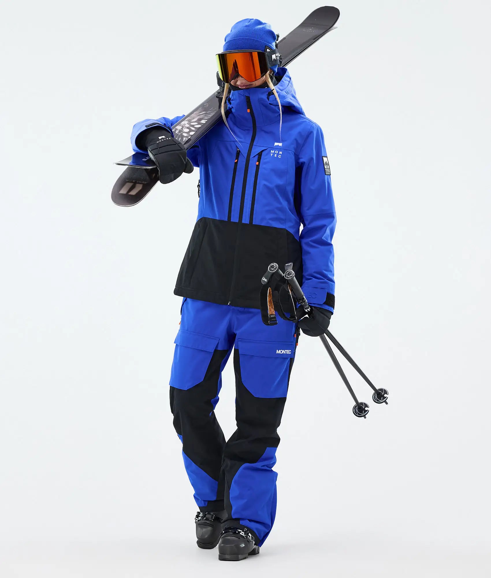 Moss W Ski Jacket Women - Cobalt Blue/Black