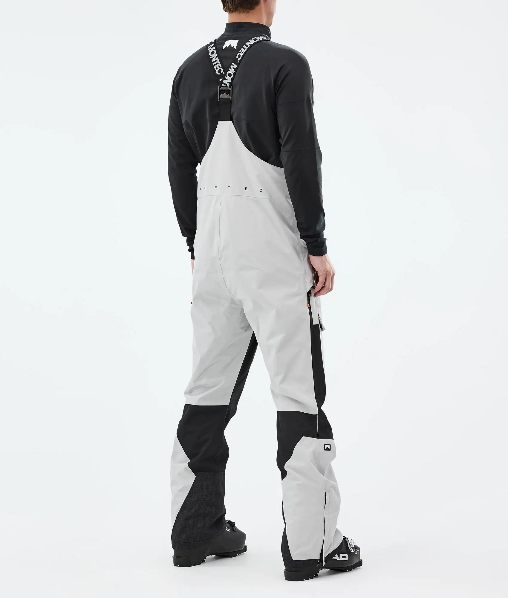 Fawk Ski Pants Men - Light Grey/Black