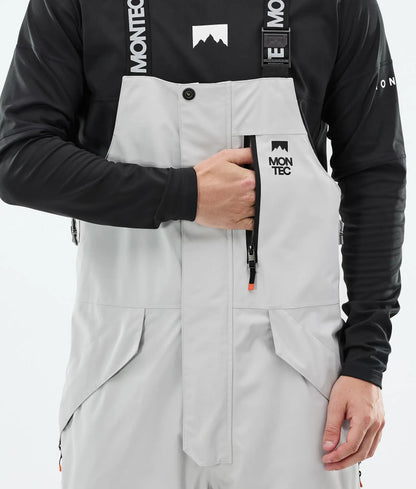 Fawk Ski Pants Men - Light Grey/Black