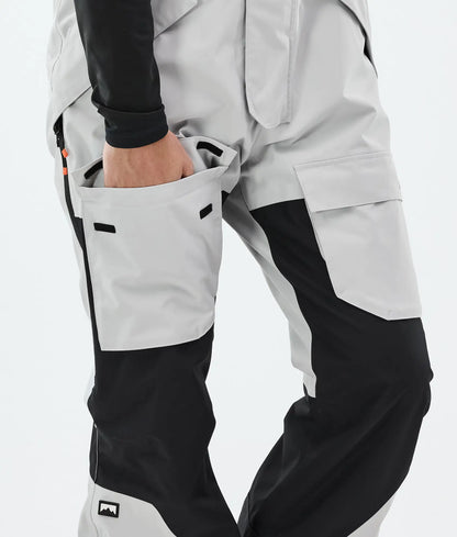 Fawk Ski Pants Men - Light Grey/Black