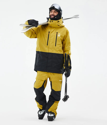 Fawk Ski Pants Men - Yellow/Black