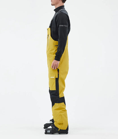 Fawk Ski Pants Men - Yellow/Black