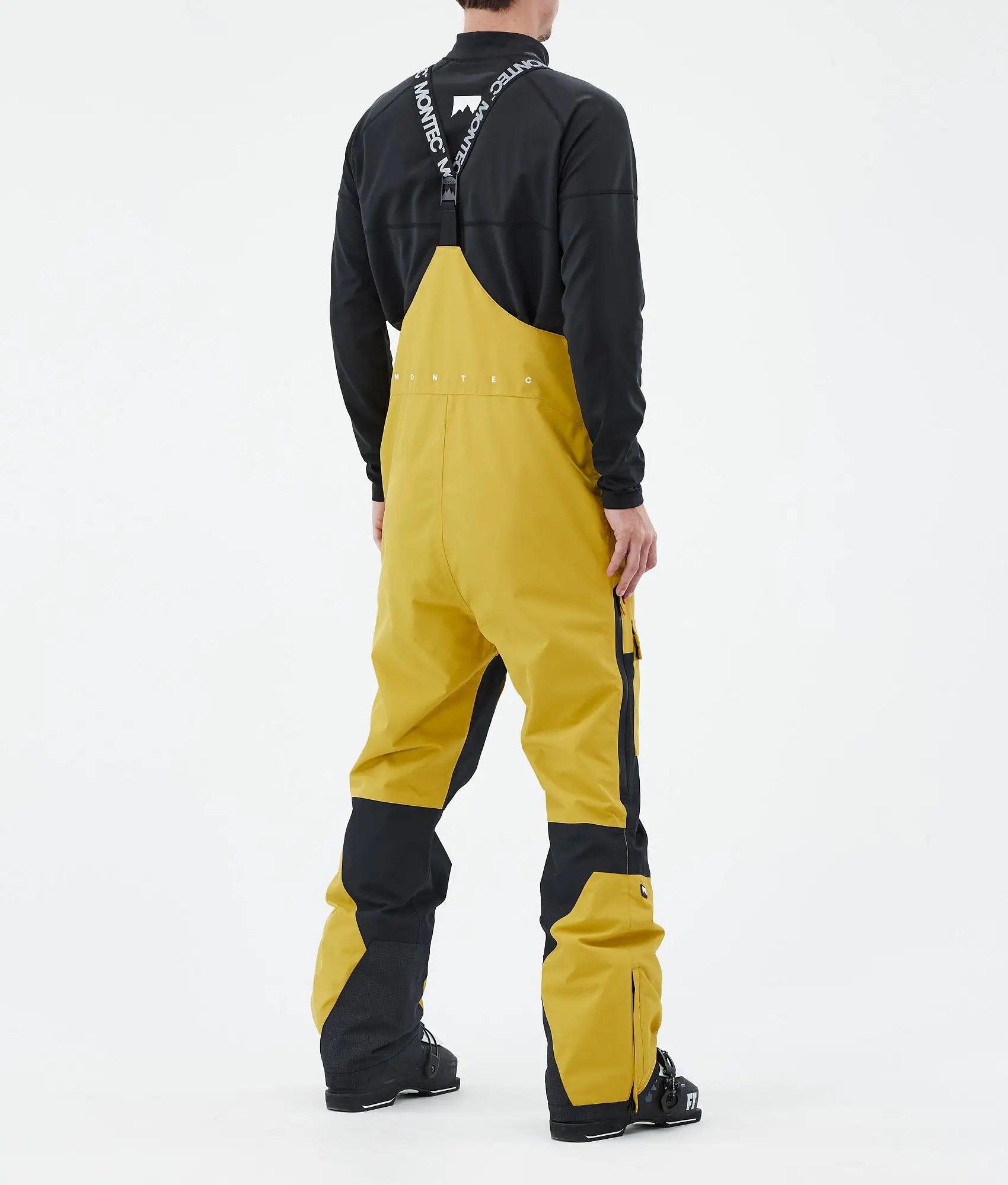 Fawk Ski Pants Men - Yellow/Black