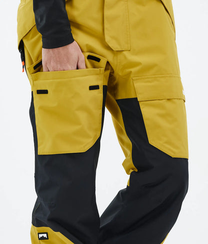 Fawk Ski Pants Men - Yellow/Black