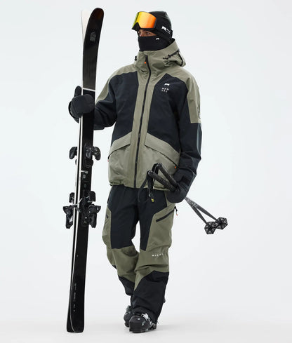 Morpheus Ski Jacket Men - Greenish/Black