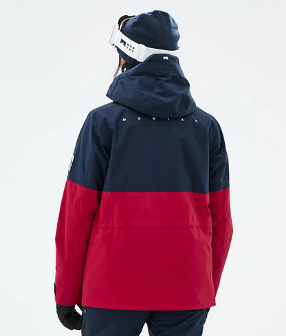 Doom W Ski Jacket Women Dark Blue/Black/Deep Red