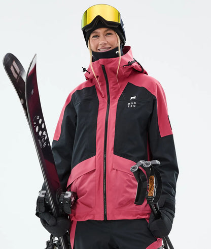 Morpheus W Ski Jacket Women Light Red/Black