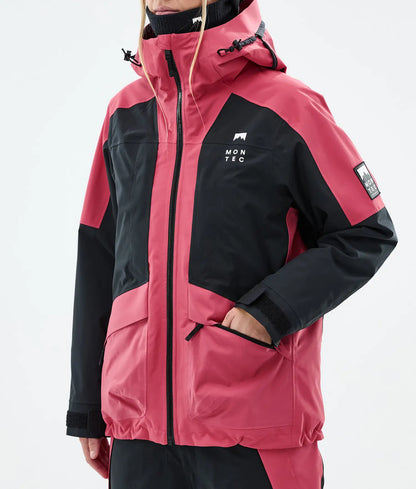 Morpheus W Ski Jacket Women Light Red/Black