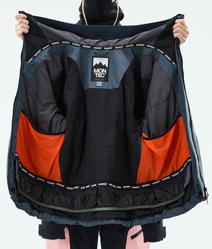 Morpheus W Ski Jacket Women Metal Blue/Black/Soft Pink
