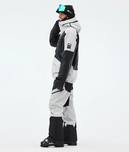 Morpheus Ski Jacket Men - Light Grey/Black