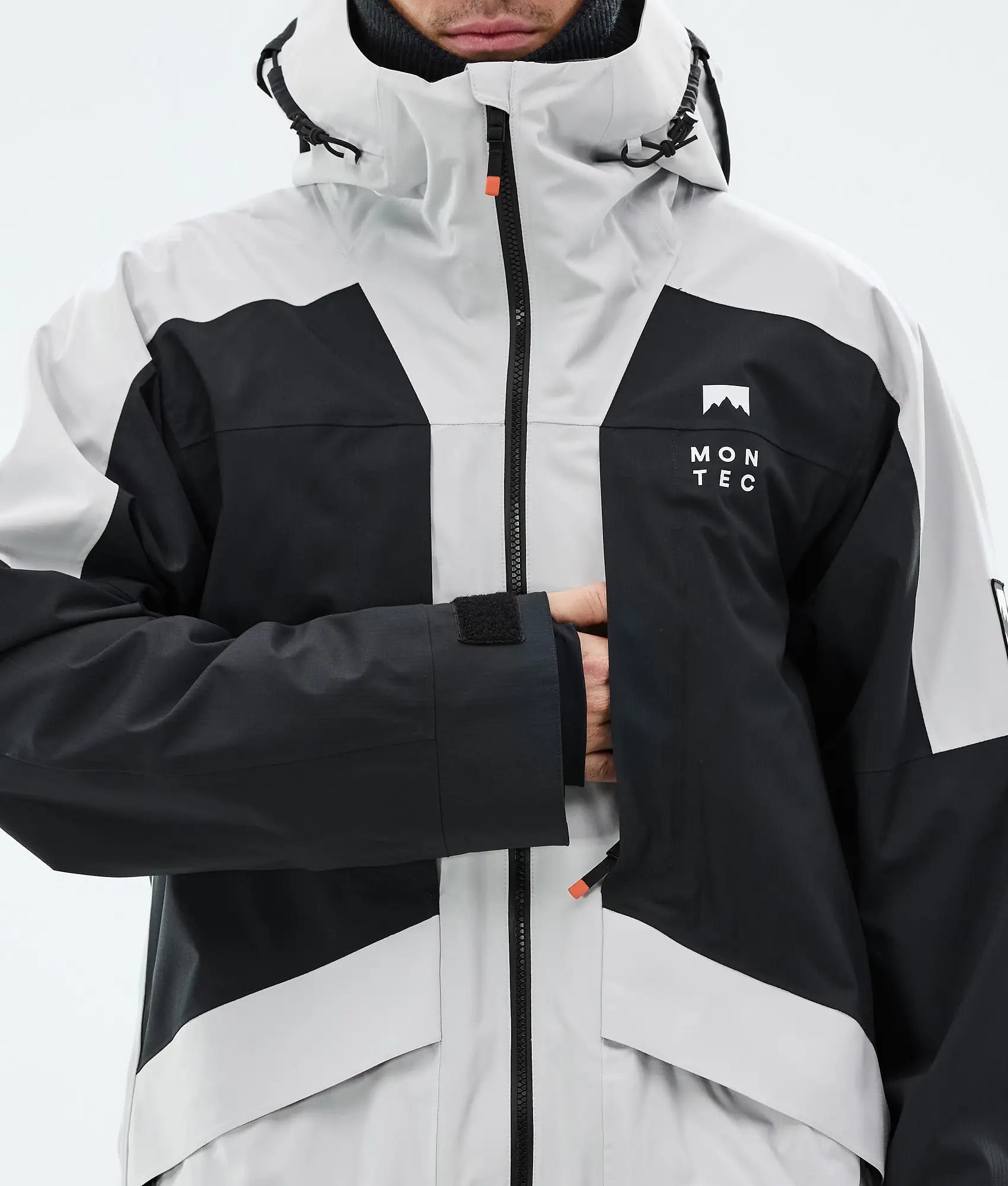 Morpheus Ski Jacket Men - Light Grey/Black
