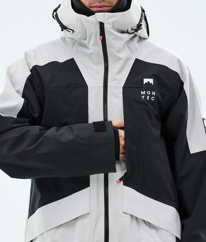 Morpheus Ski Jacket Men - Light Grey/Black
