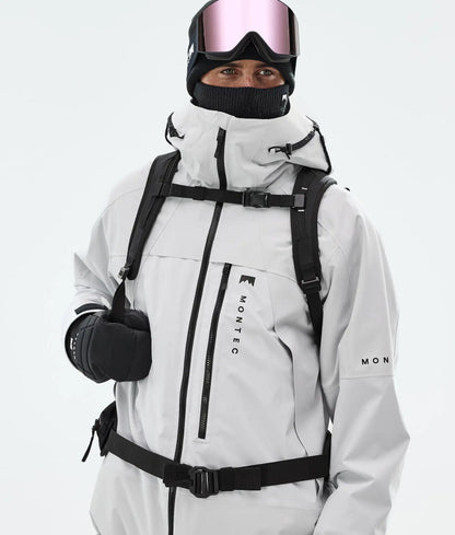 Oracle Ski Jacket Men - Light Grey