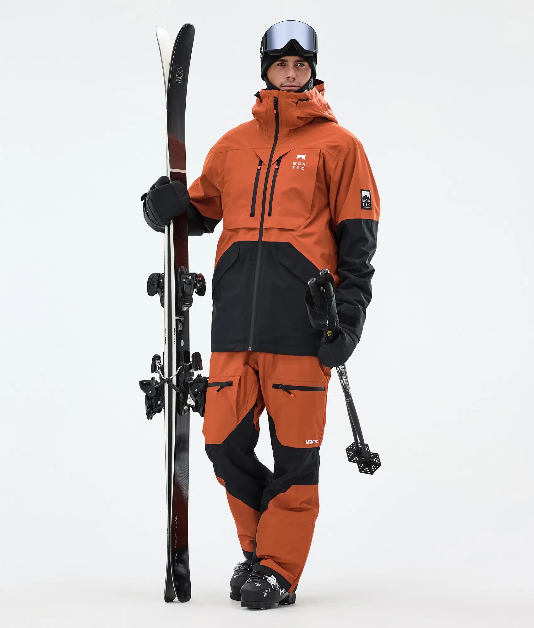 Arch Ski Jacket Men - Burned Orange/Black