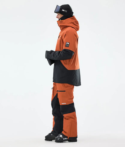 Arch Ski Jacket Men - Burned Orange/Black