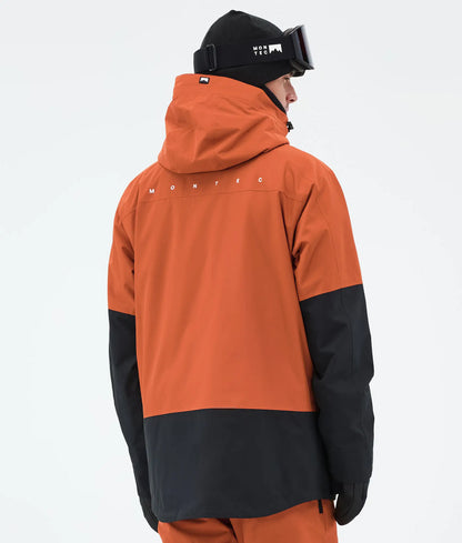 Arch Ski Jacket Men - Burned Orange/Black