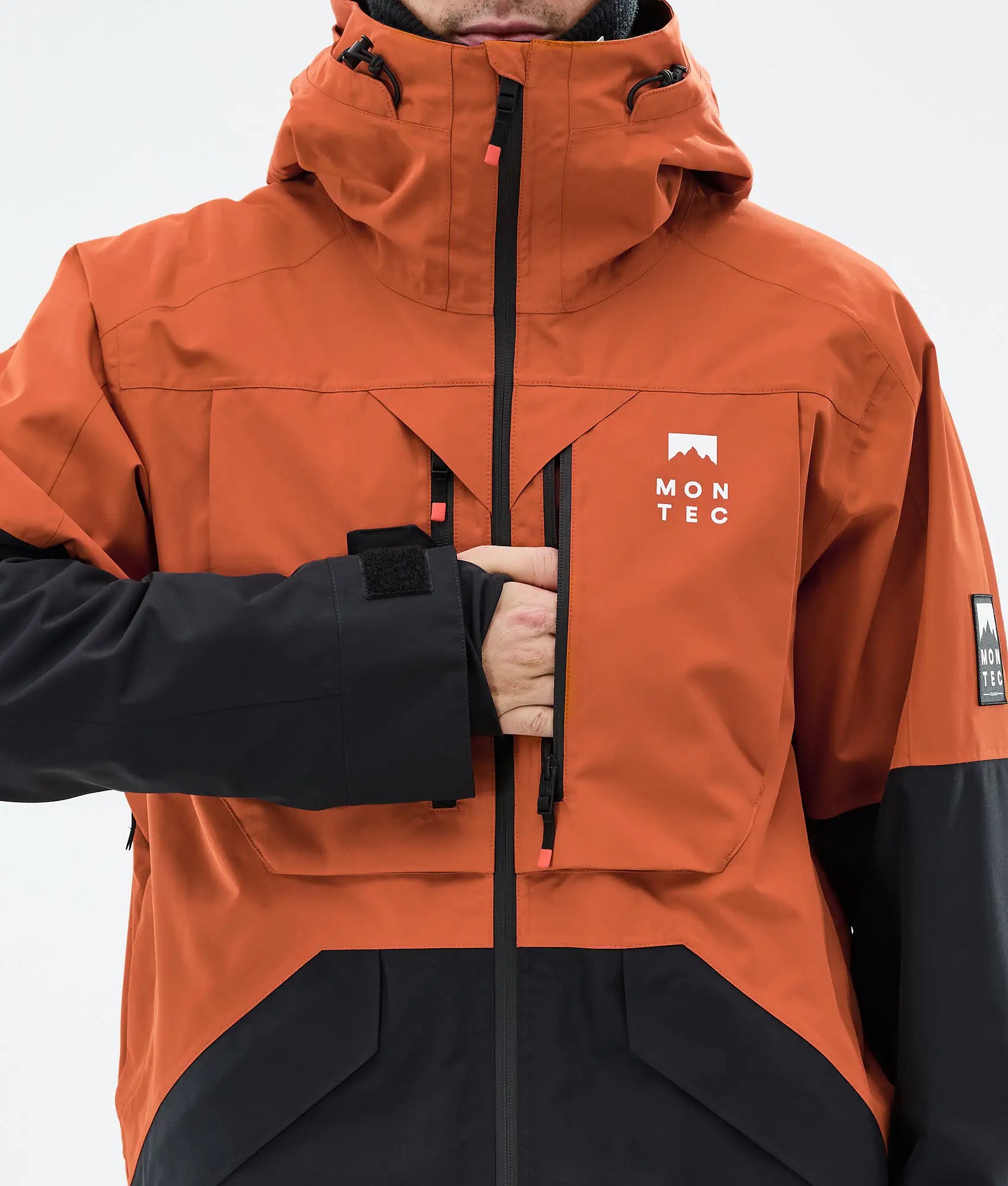 Arch Ski Jacket Men - Burned Orange/Black