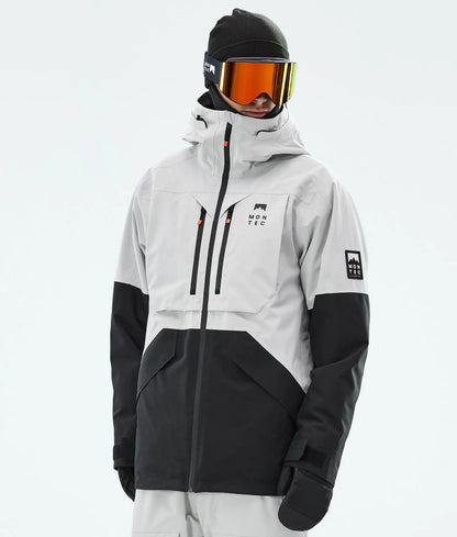 Arch Ski Jacket Men - Light Grey/Black