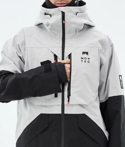 Arch Ski Jacket Men - Light Grey/Black