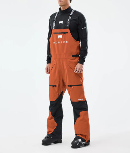 Arch Ski Pants Men - Burned Orange/Black