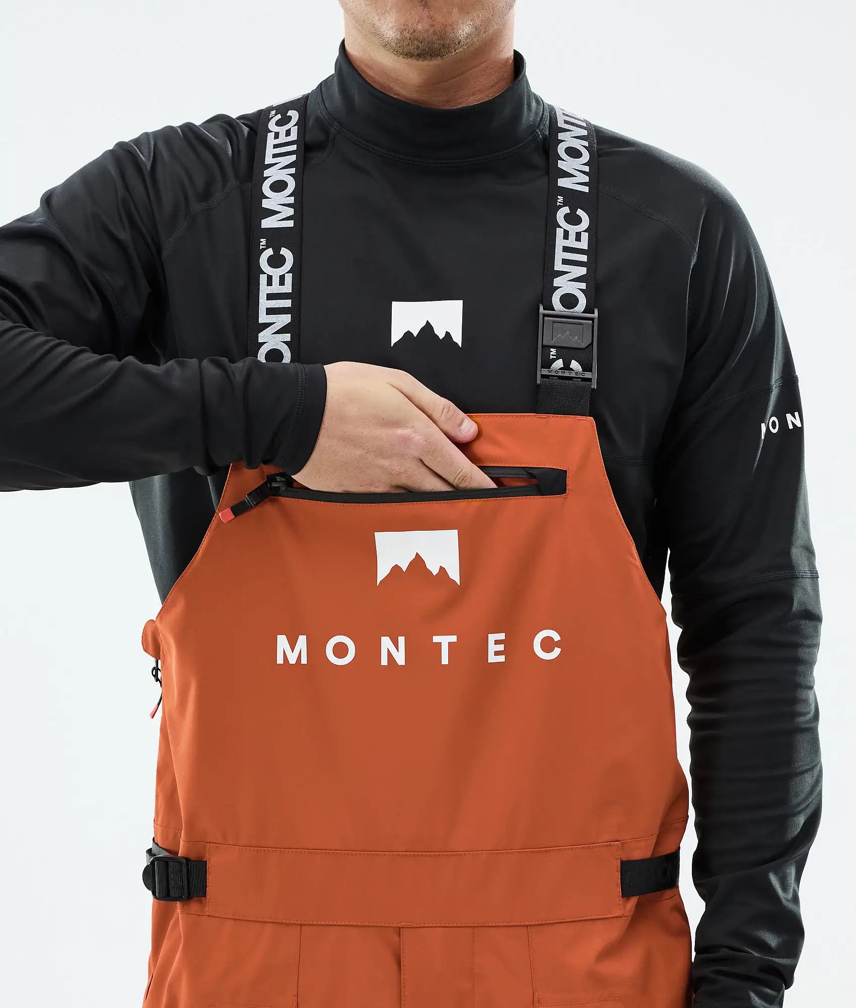 Arch Ski Pants Men - Burned Orange/Black