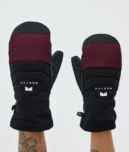 Snow Mittens Burgundy