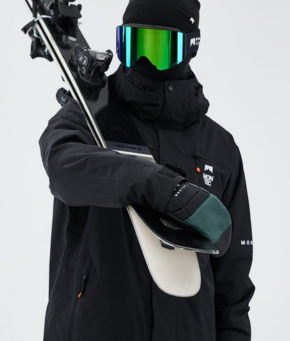 Snow Mittens Dark Atlantic